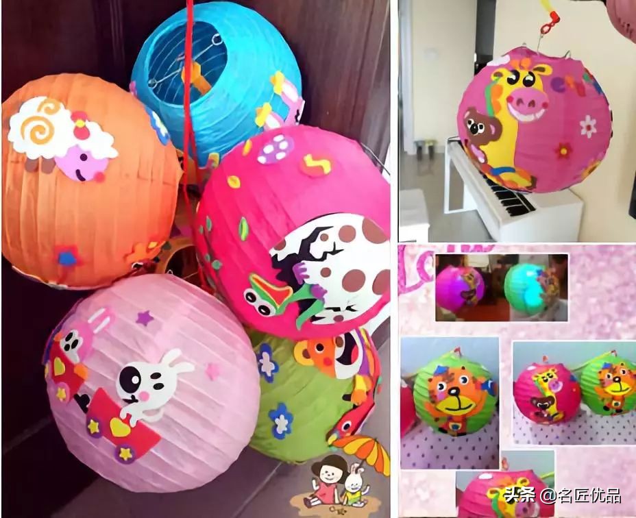 亲子灯笼手工制作中秋简单,亲子灯笼手工简单制作中秋