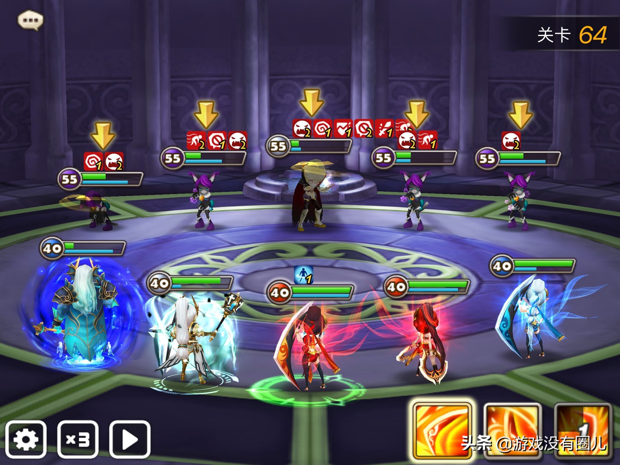 魔灵召唤爬塔困难50层攻略,魔灵召唤三系双子天使