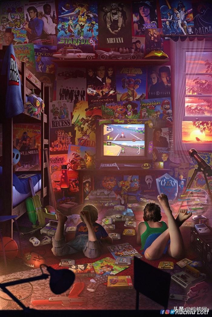 这位画师可能把所有玩家的童年都画了一遍