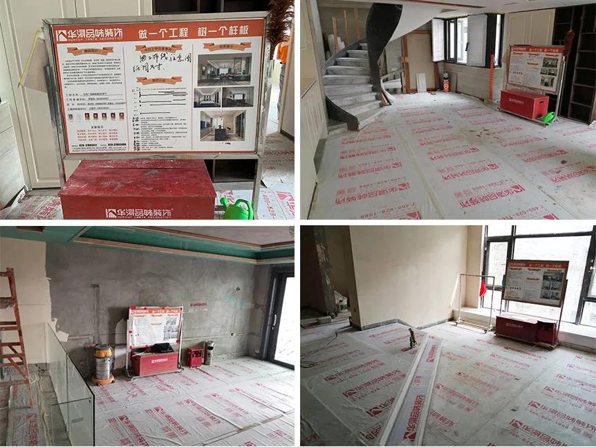 华浔总部巡查梅州工地,华浔工地巡检