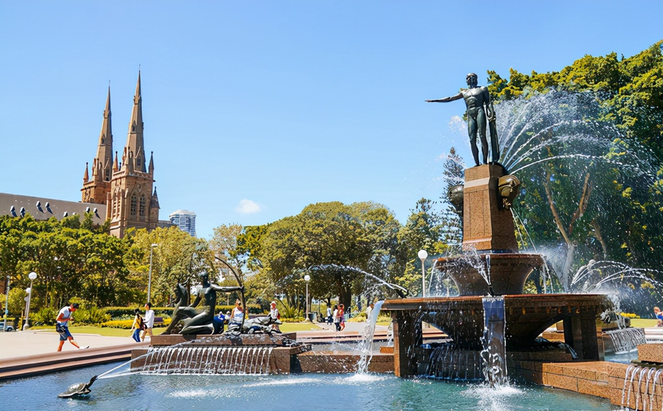 英国海德公园全景图,伦敦海德公园英国最大的皇家公园