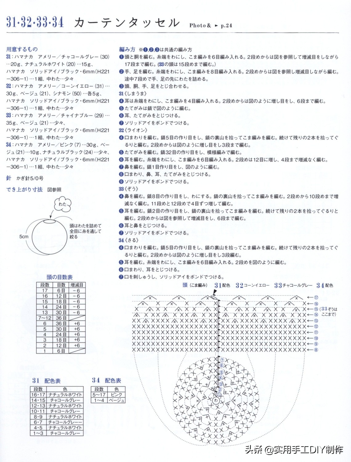 钩鞋动物图案图纸,钩鞋动物花样图案大全