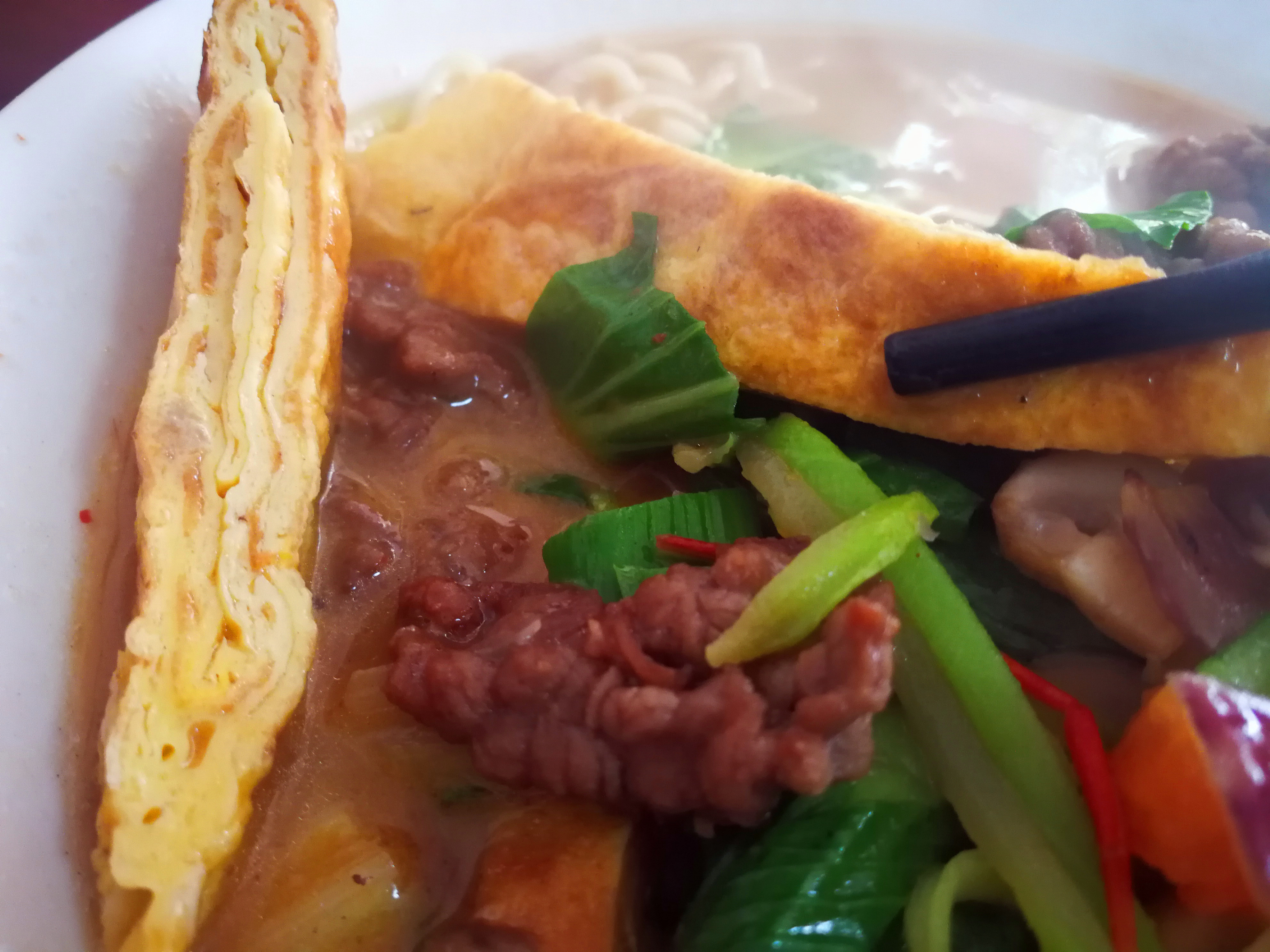 汤鲜面劲配菜多，太仓这家次坞打面除了不太正宗之外没毛病