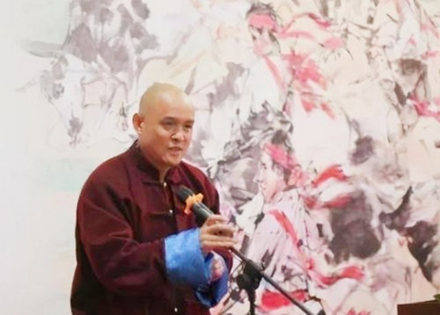 著名画僧史国良,出家的画家史国良