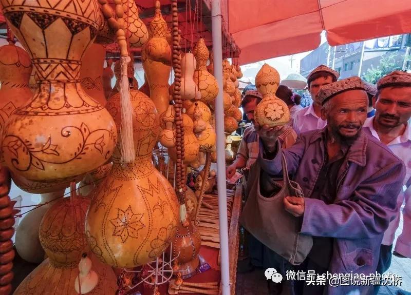 维吾尔族葫芦艺术品摆件,葫芦变身艺术品