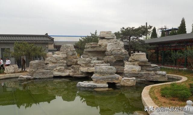 假山流水景观制作,假山造型制作教程