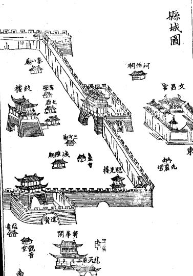 清朝时期的太原,太原市清朝时期地图