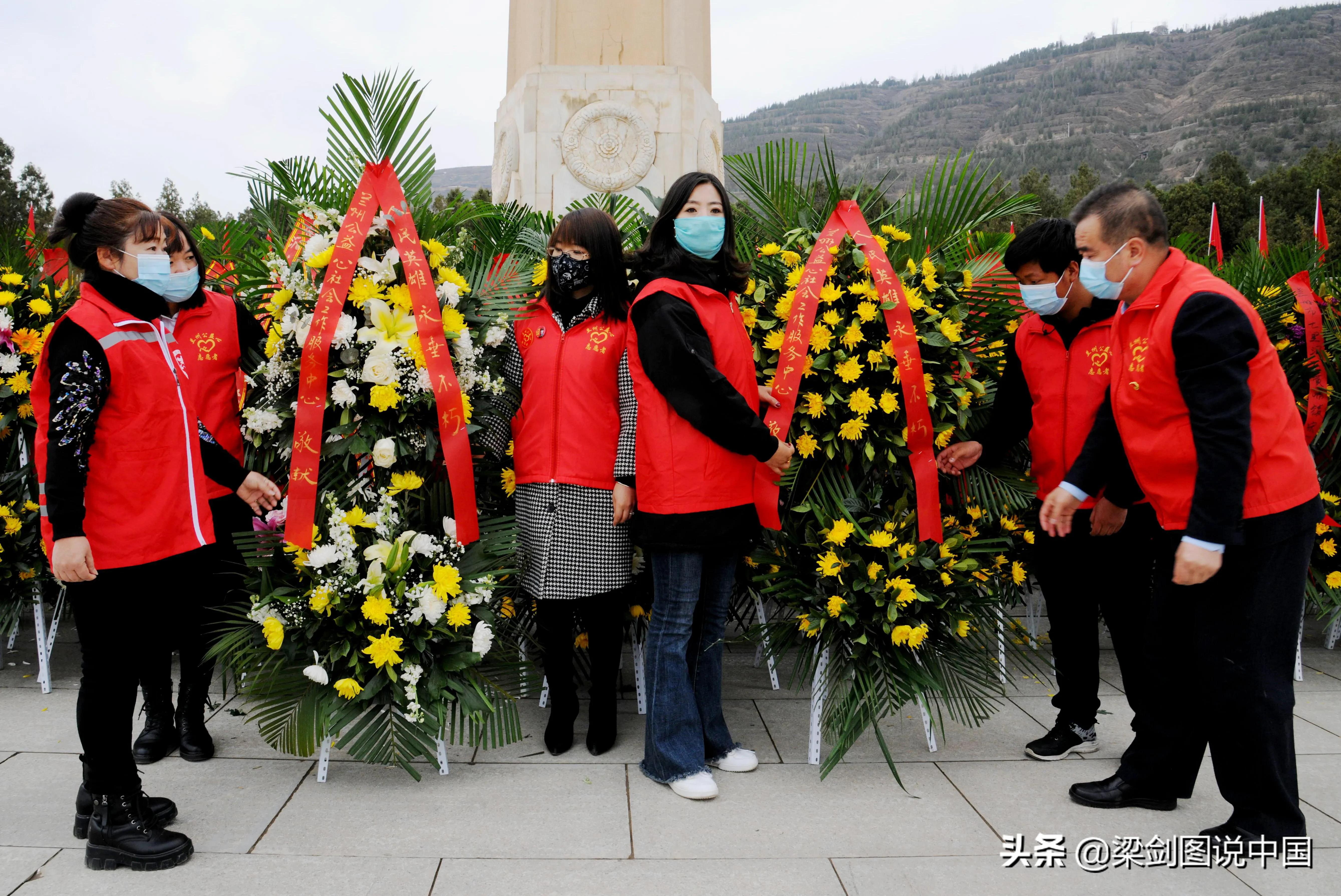 兰州缅怀革命烈士传承民族精神,兰州缅怀先烈