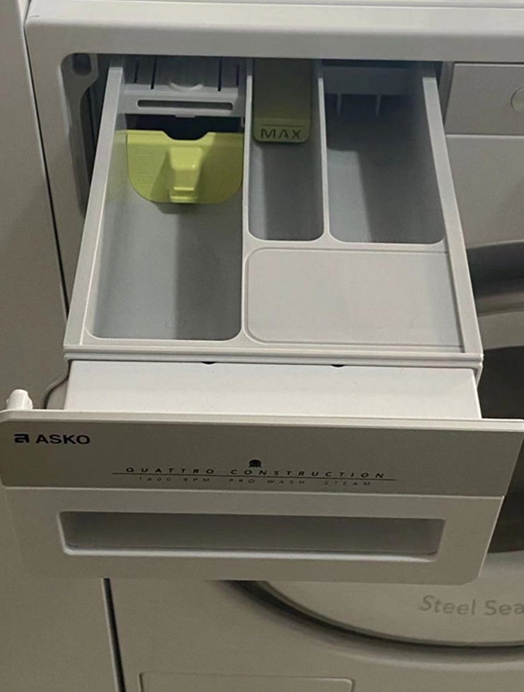 拆出来洗的洗衣机,瑞典asko整体洗衣房