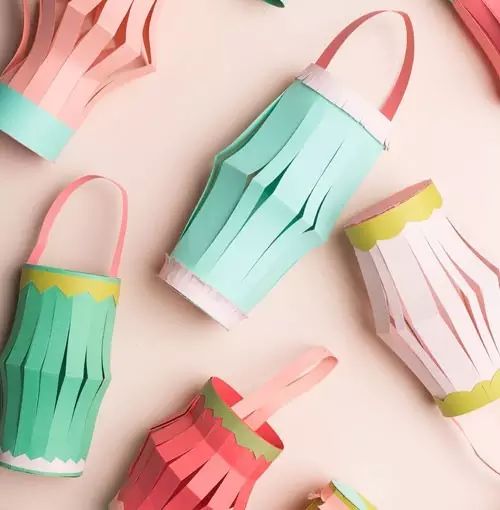 迎接新年的剪纸灯笼,做灯笼来点过年的气氛吧