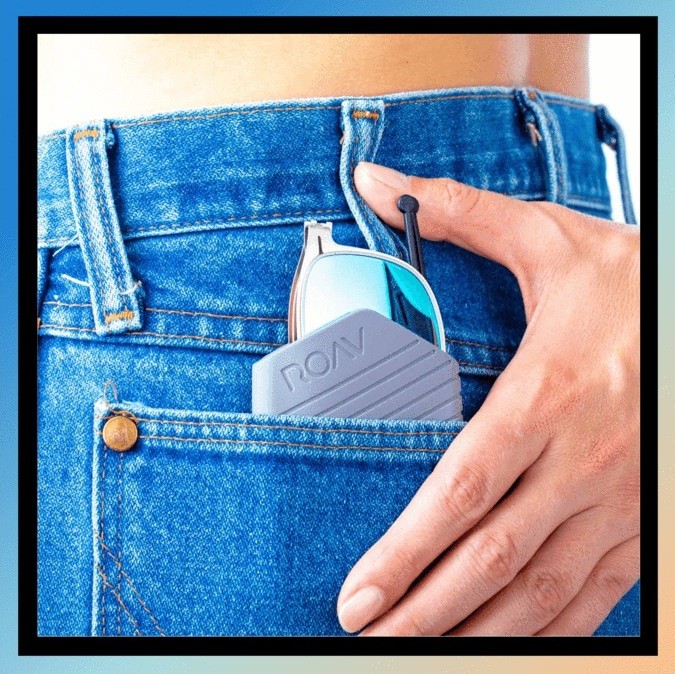 可折叠轻便防晒墨镜,roav墨镜