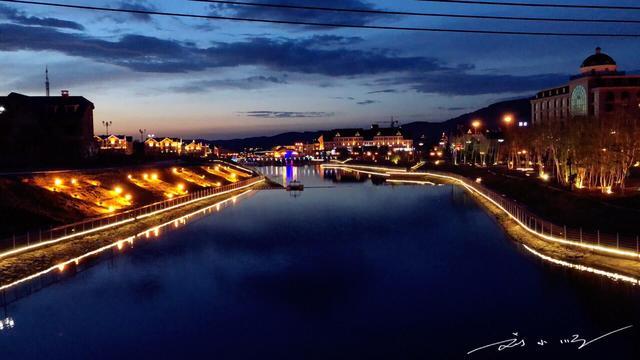 内蒙古呼和浩特夜景,内蒙古满洲里夜景