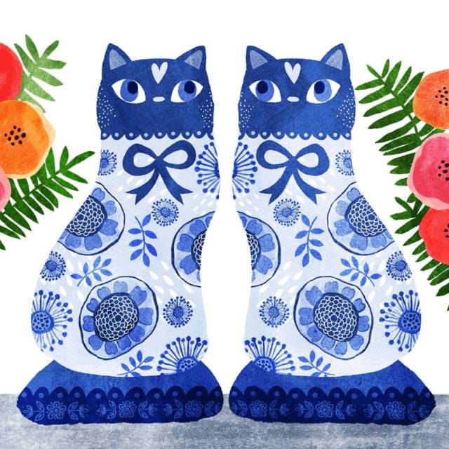 姑娘1天画1只猫坚持了100天 (坚持画猫100天的姑娘太有才了)