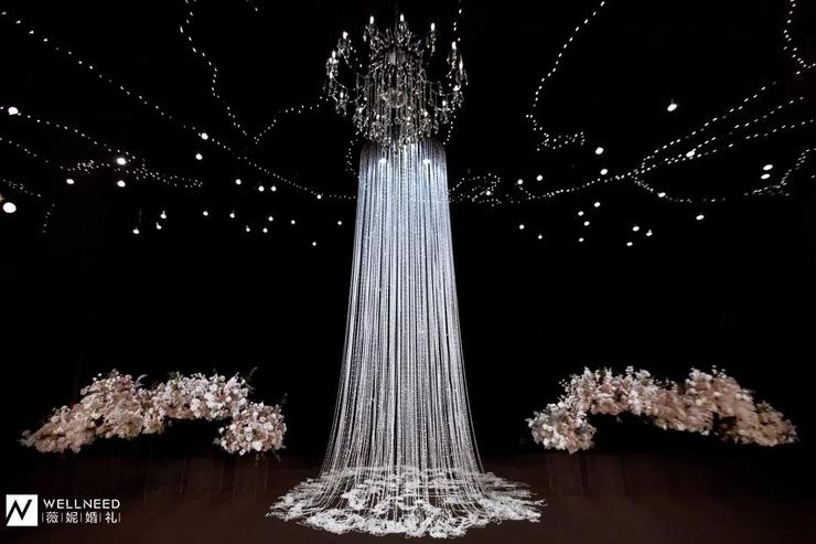 一场神秘浪漫的星空婚礼主题,一场蓝色的梦幻星空主题婚礼