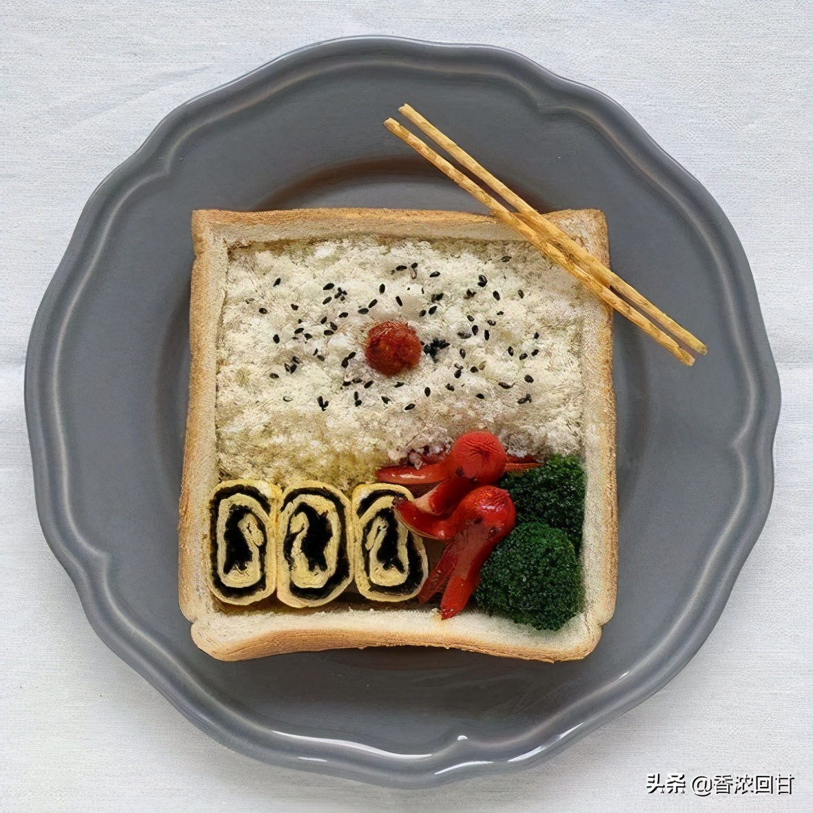 餐桌上的风景！日本美食家森映子的多士艺术很可爱治愈