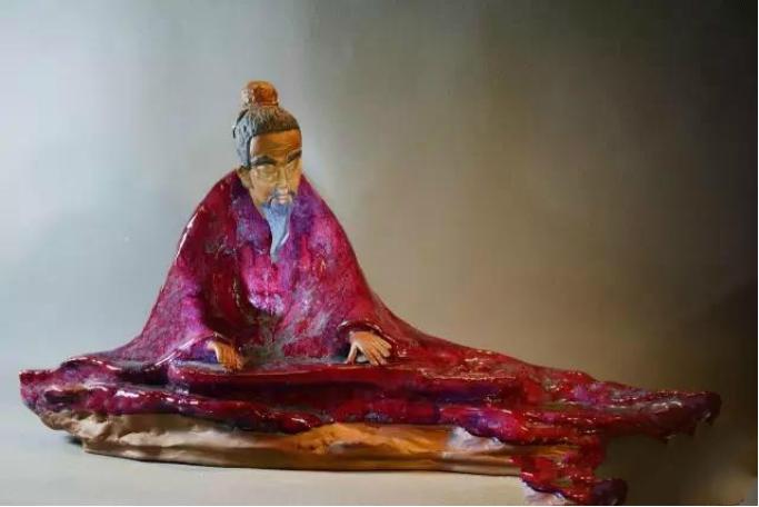 钧瓷瓷器窑变艺术,钧瓷大师贺文奇梅瓶