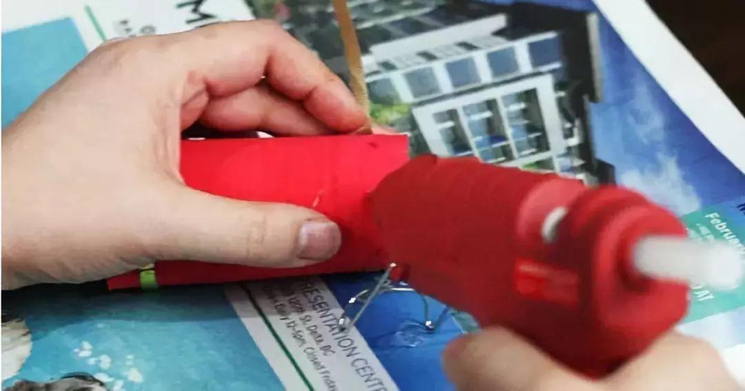 元旦节手工纸灯笼鞭炮,元旦手工立体鞭炮