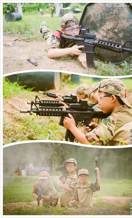 小硬汉青少年军事夏令营,军事夏令营军事五项教案