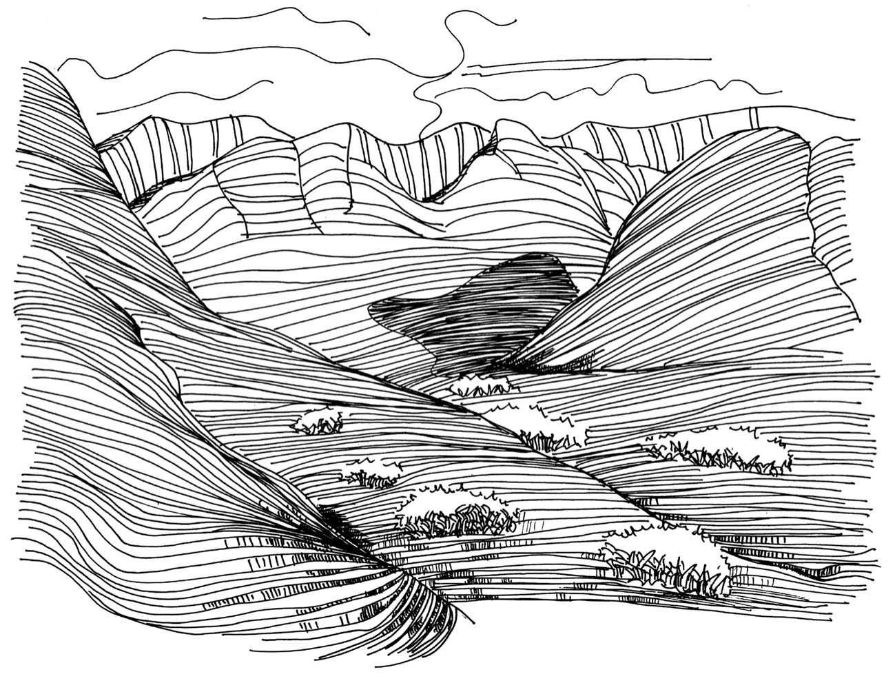 石头画零基础入门教程,一步一步教你画石头