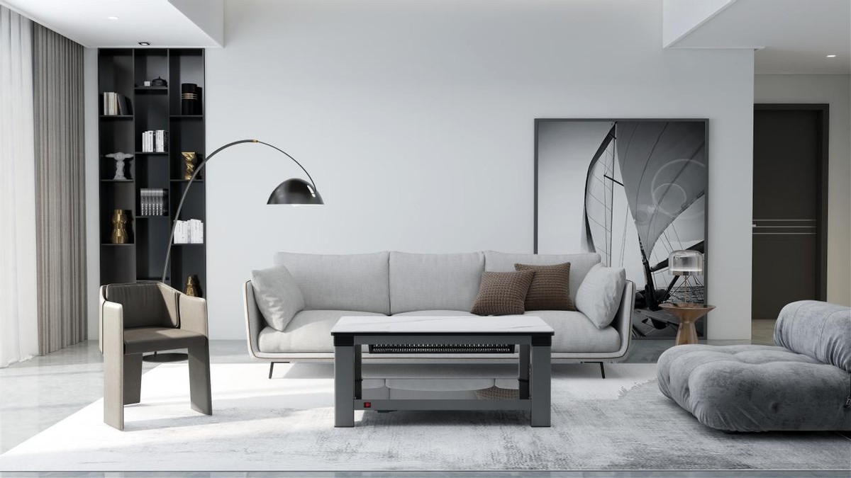 宝藏家电好物推荐,岩板电暖茶几