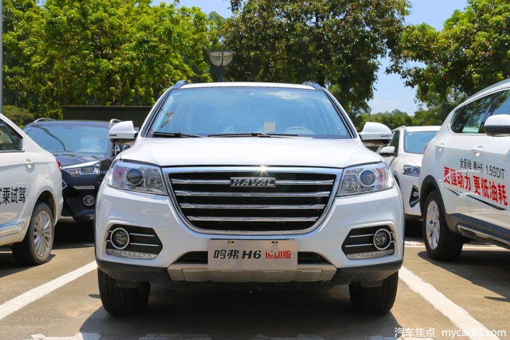 2017款哈弗h6红标1.5t运动版,全新一代哈弗h6到店简要实拍