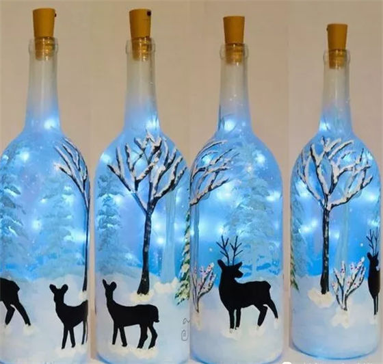 玻璃瓶改造简单又好看的装饰品,客厅玻璃瓶改造图片