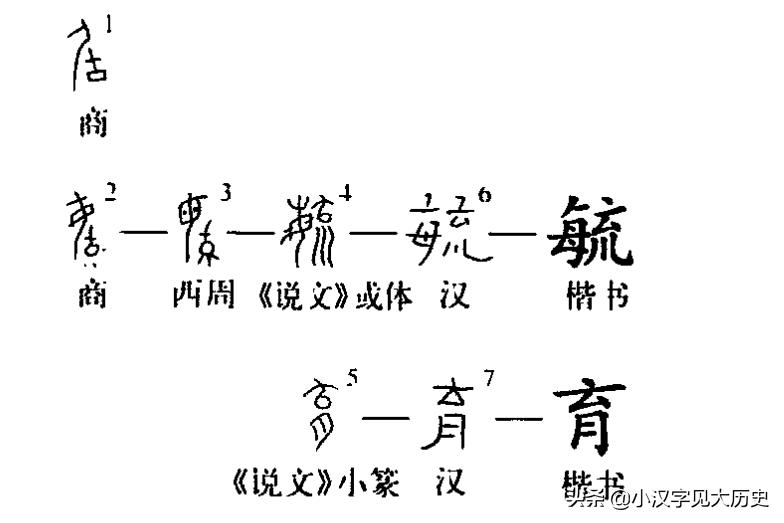 甲骨文会意字大全对照表,甲骨文部首讲解