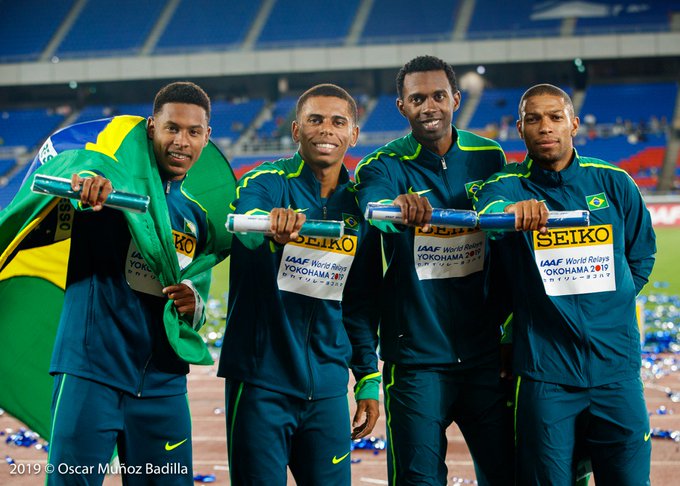 男子4100米接力赛世界纪录发展史,男子4x100米接力最快纪录是谁