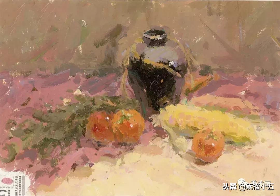 国美素描高分卷子图片,国美色彩高分卷2012