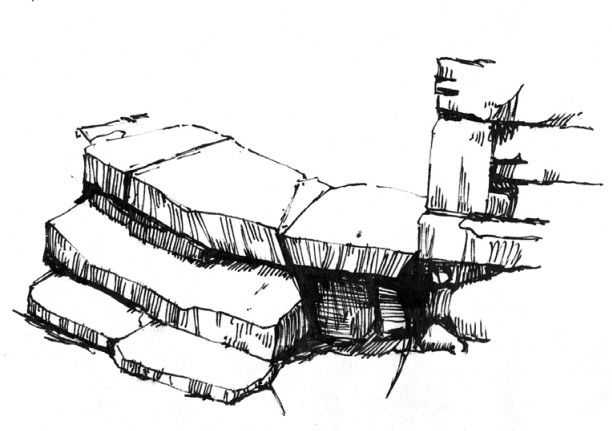 汤问钢笔画石头入门,钢笔画教学步骤视频