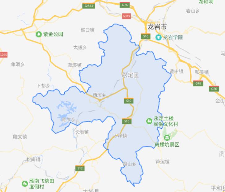 福建省一个区和湖南省一个区,名字正好一样!