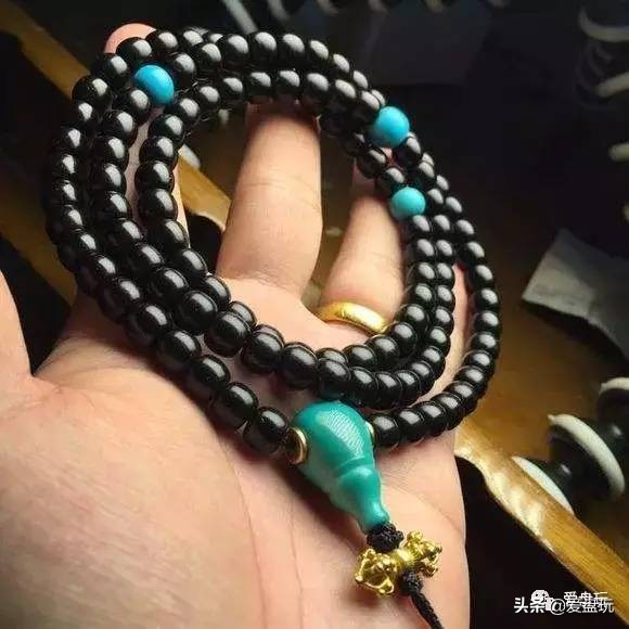 文玩桃核手串包浆玉化完图,盘玩包浆最快的手串