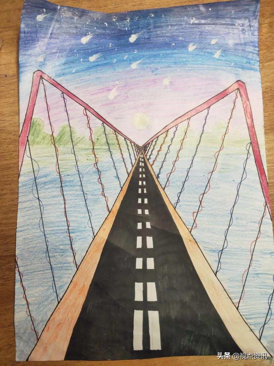 彩色的梦美术画,彩色的梦书法作品