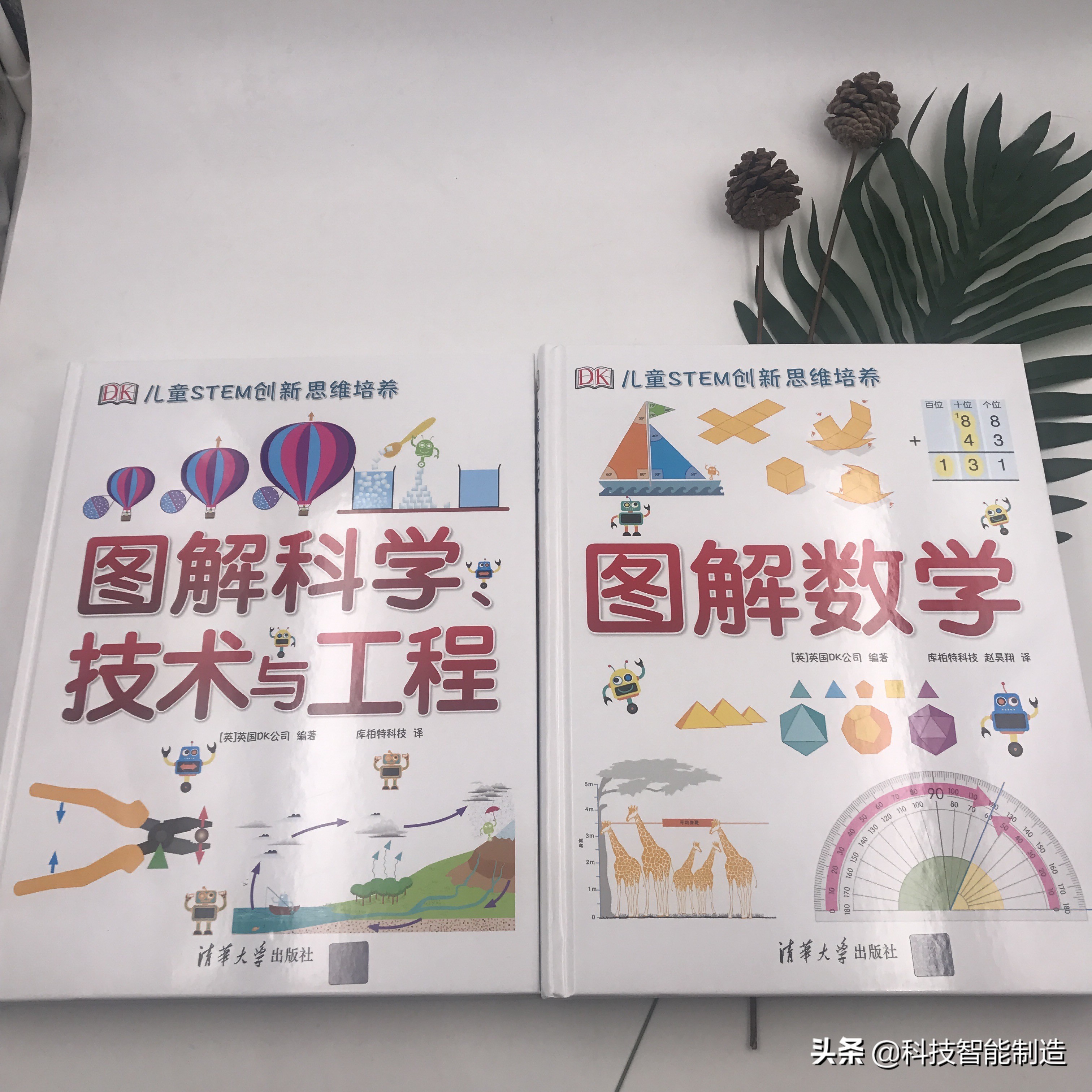 爆款图书，DK图解数学和图解科学184个数学知识点、253种科学思维