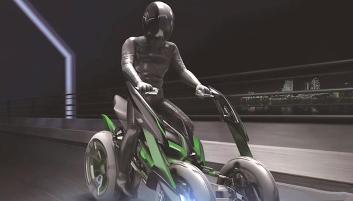 川崎j300最新款,川崎三轮概念车