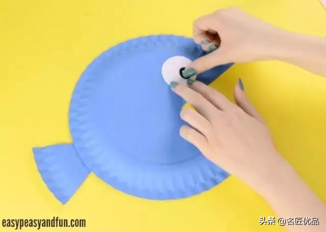 长方形创意纸盘美工作品,纸盘子手工秋天