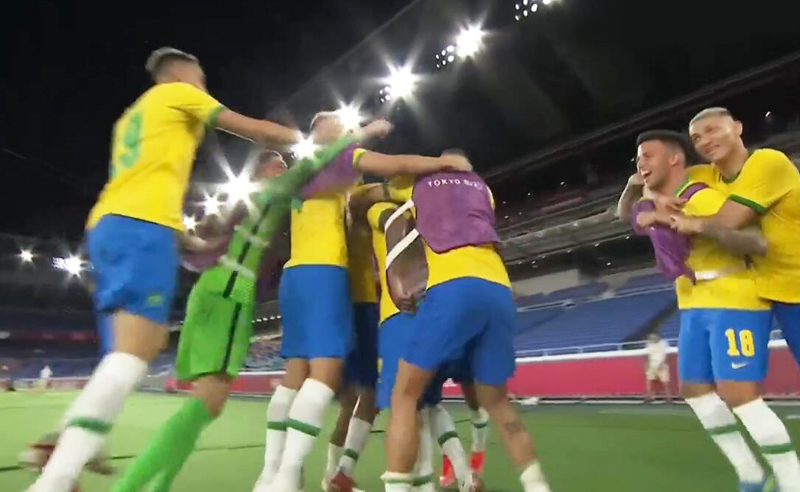 奥运男足巴西vs埃及,巴西男足5:1战胜韩国男足