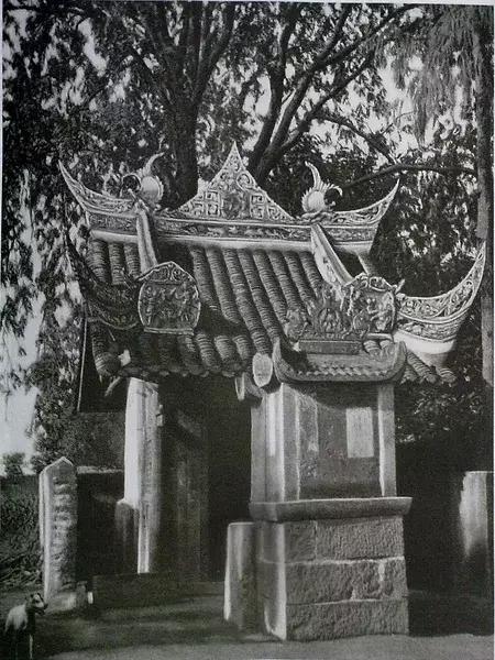 100年前中国风景建筑老照片,两亿多年前的景观