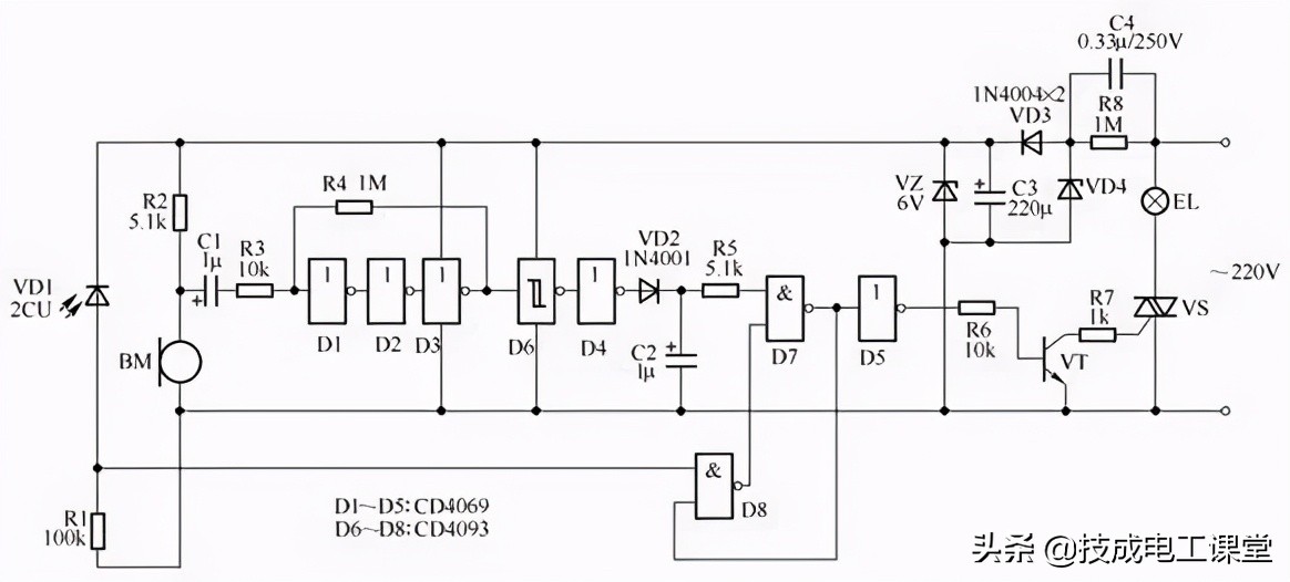 如何用三个开关控制灯的电路图,3个开关控制一盏灯接线方法