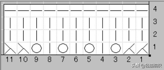 儿童荷叶边套衫的叶子花编织视频,叶子花圆肩套衫袖口的编织方法