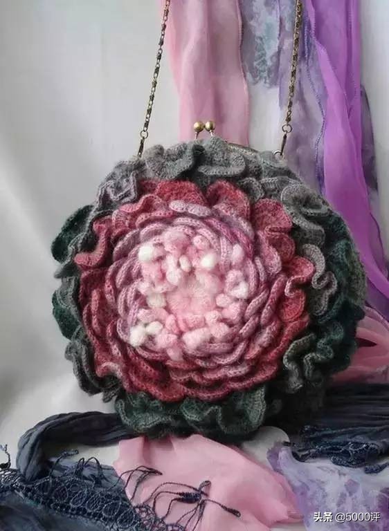 爱尔兰钩花包包,爱尔兰钩花包包图解