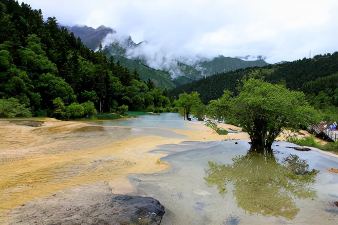 黄龙风景名胜区有哪些景观,黄龙风景名胜视频