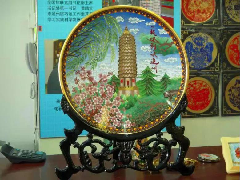 燕京八绝之一景泰蓝出炉视频,燕京八绝之花丝镶嵌传人