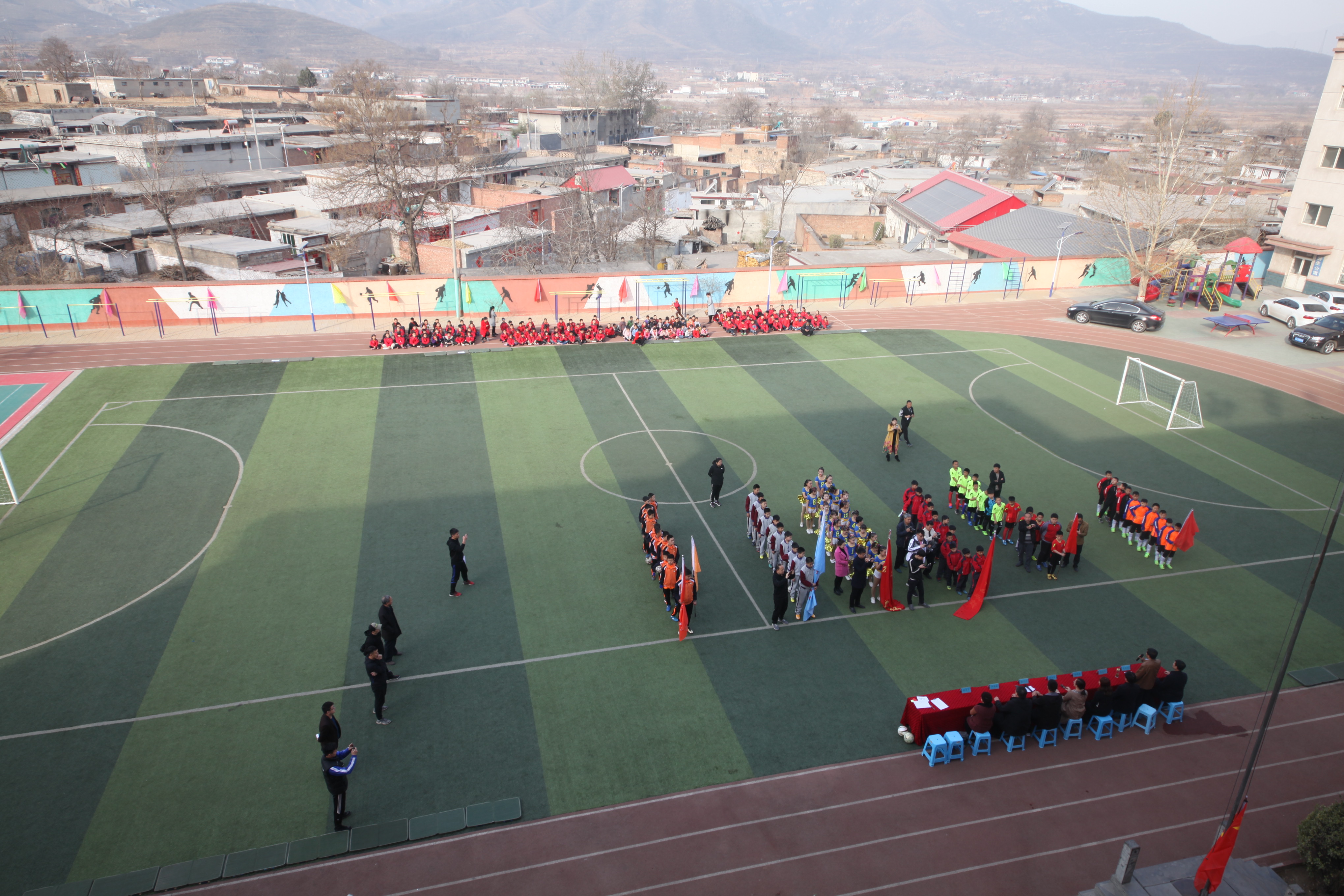 井陉县孙庄小学足球联赛,井陉孙庄育才学校运动会