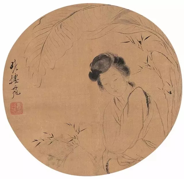 清代名家费丹旭笔下仕女图,费丹旭仕女画高清