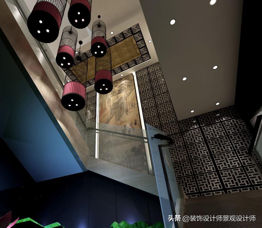 50平米禅意中医养生馆设计图,中医养生理疗会所设计