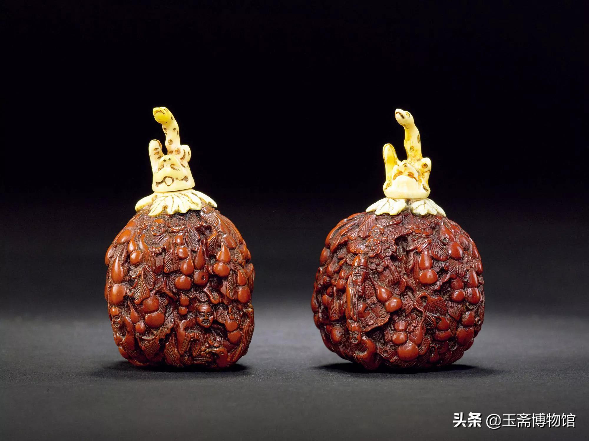 微雕正圆十二金钗核雕,核雕大师微雕作品