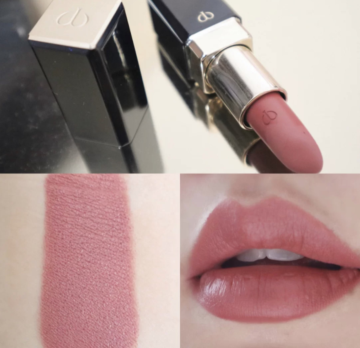 cpb鎏金口红103和19,cpb口红107口红试色