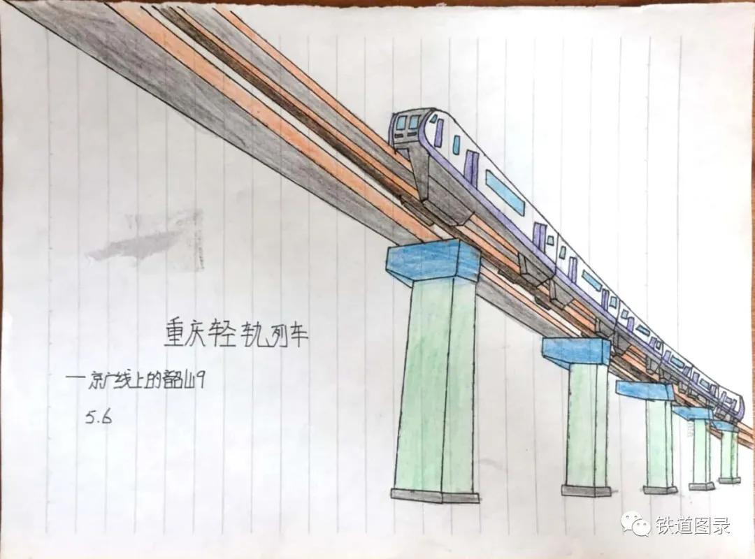 铁路人文：手绘火车