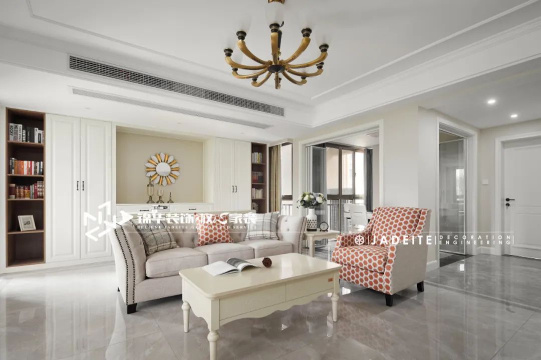 锦华装修美式案例,锦华装修效果图小户型